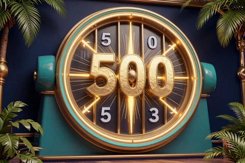 Leuchtender goldener Jackpot-Z&auml;hler mit Lichtblitzen, OnlySpins Casino progressive Jackpots