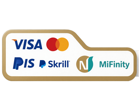 Zahlungslogos Visa, Mastercard, PayPal, Skrill und MiFinity f&uuml;r OnlySpins Casino PayPal-Zahlungen