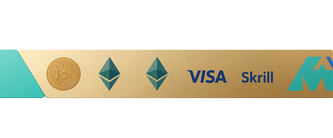 Zahlungslogos Bitcoin, Ethereum, USDT, Visa und Skrill f&uuml;r OnlySpins Casino Krypto-Zahlungen